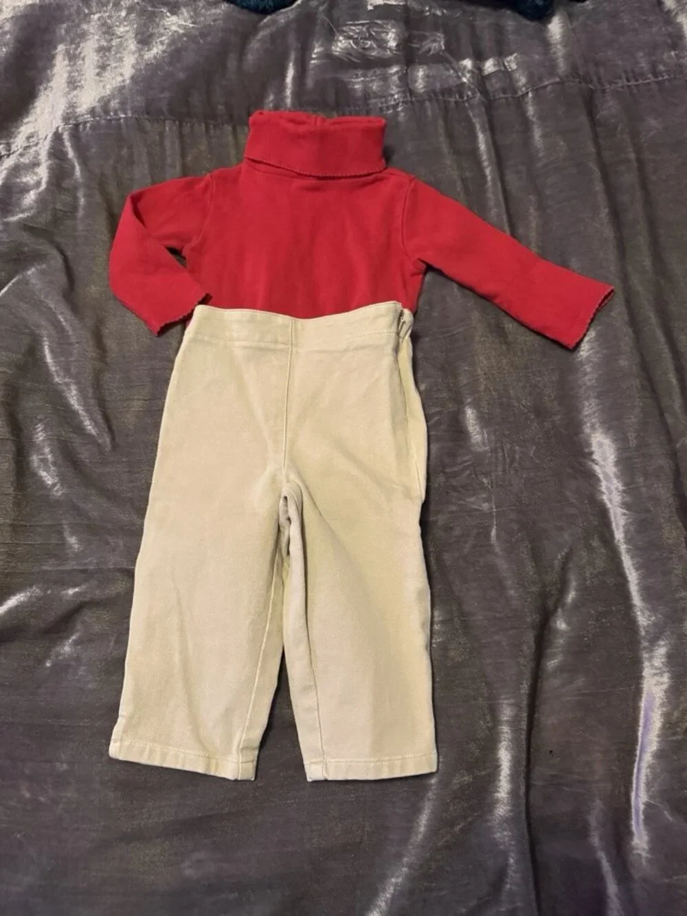 VTG Baby Gap Long Sleeve Turtleneck Bodysuit & Ankle Length Pants Outfit 6-12M